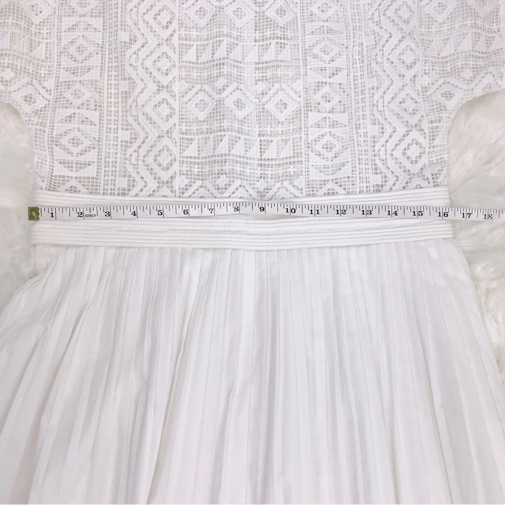 MADEWELL Geo Lace Dress Size 6 - Picture 10 of 11